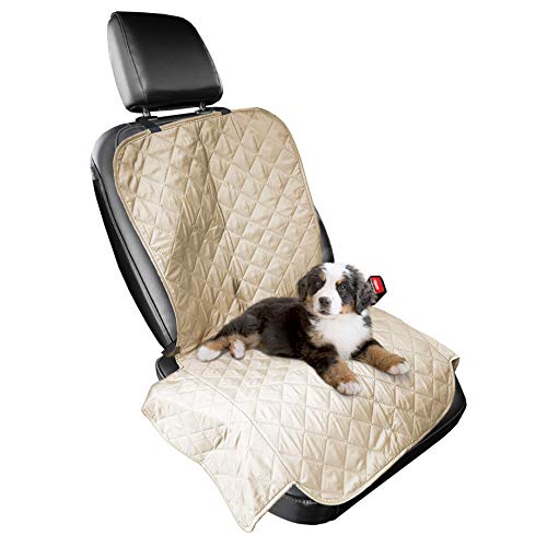 Furhaven Universal Water-Resistant Quilted Single Car Seat Protector - Clay, One Size von Furhaven