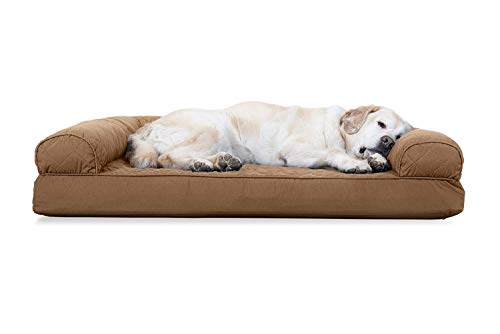 furhaven Cooling Gel Infused Memory Foam an Sofa Pet Bett für Hunde und Katzen von Furhaven