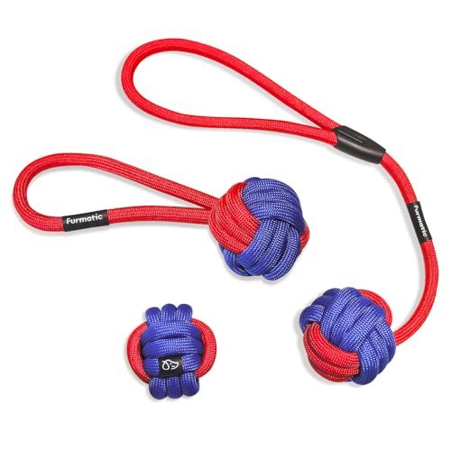 Furmatic Hundespielzeug aus Seil für kleine und mittelgroße Hunde | Hundespielzeug für aggressive Kauer | Hundespielzeug zum Tauziehen für Interaktion und Zahnreinigung, 3er Set Seile Furmatic Hundespielzeug aus Seil für kleine und mittelgroße Hunde | Hundespielzeug für aggressive Kauer | Hundespielzeug zum Tauziehen für Interaktion und Zahnreinigung, 3er Set Seile von Furmatic