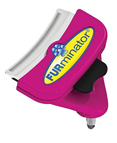 FURminator FURflex, Fellpflegebürste für große Katzen, deShedding-Aufsatz zur Entfernung der Unterwolle, Größe L von Furminator