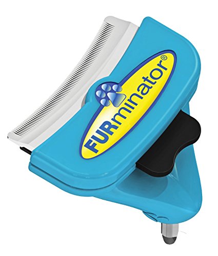 FURminator FURflex, Fellpflegebürste für mittelgroße Hunde, deShedding-Aufsatz zur Entfernung der Unterwolle, Größe M von Furminator