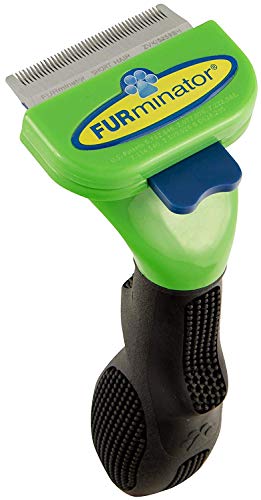 FURminator deShedding-Tool Hund Größe S - Hundebürste für kleine Hunde zur Entfernung der Unterwolle, Kurzhaar-Variante, Version 1.0 FURminator deShedding-Tool Hund Größe S - Hundebürste für kleine Hunde zur Entfernung der Unterwolle, Kurzhaar-Variante, Version 1.0 von Furminator