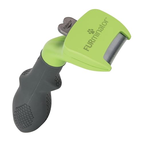 FURminator deShedding-Tool Hund Größe S Langhaar - Hundebürste für kleine Hunde zur Entfernung der Unterwolle - Verbessertes Design FURminator deShedding-Tool Hund Größe S Langhaar - Hundebürste für kleine Hunde zur Entfernung der Unterwolle - Verbessertes Design von Furminator