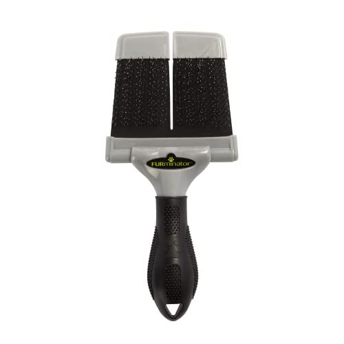 Furminator Zupfbürste Größe L weich - große Bürste mit weichen Borsten für Hunde und Katzen mit seidigem oder drahtigem Fell Furminator Zupfbürste Größe L weich - große Bürste mit weichen Borsten für Hunde und Katzen mit seidigem oder drahtigem Fell von Furminator