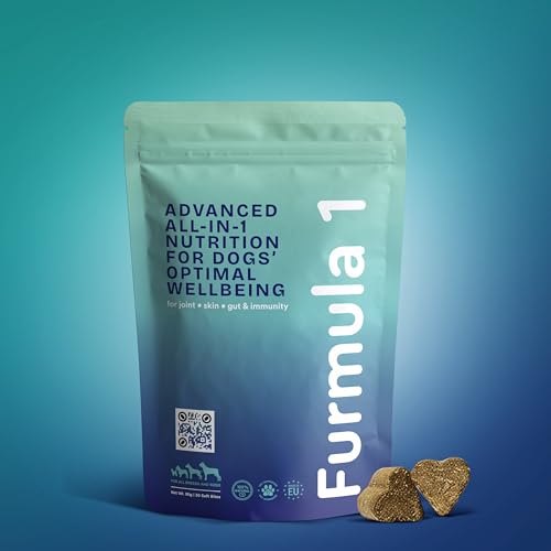 Furmula1 Holistic Dog Nutrition – Joint, Gut & Coat | Glucosamine, Probiotics, Vitamins & Omega-3 • GMP+ (30 Chews) von Furmula 1
