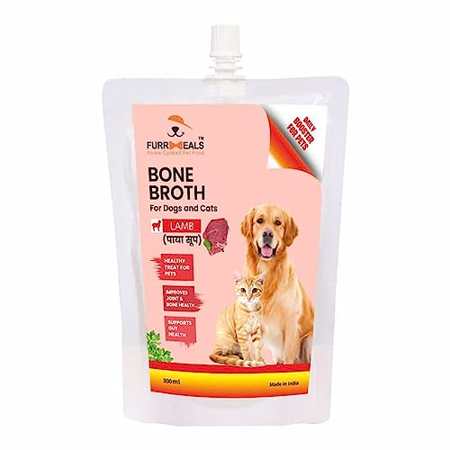 FurrMeals Lamb Bone Broth - Paya Soup | All Life Stages Ready to Serve I Gravy/Wet Dog Food | Treat for Dogs and Cats | 300ml x Pack of 1 | Joint Health Natural Supplement von FurrMeals