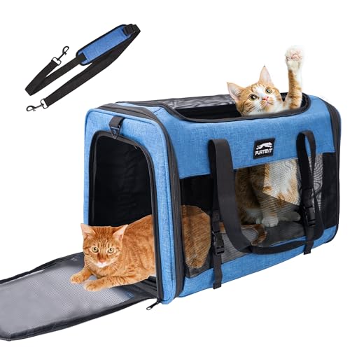 Furtent Große Katzen-/Hundetragetasche bis zu 11,3 kg, tragbare weiche Seiten, Haustier-Reisetragetasche für mittelgroße große Katzen und Welpen, zusammenklappbare Welpenbox, Outdoor, 50,8 x 33 x 33 Furtent Große Katzen-/Hundetragetasche bis zu 11,3 kg, tragbare weiche Seiten, Haustier-Reisetragetasche für mittelgroße große Katzen und Welpen, zusammenklappbare Welpenbox, Outdoor, 50,8 x 33 x 33 von Furtent