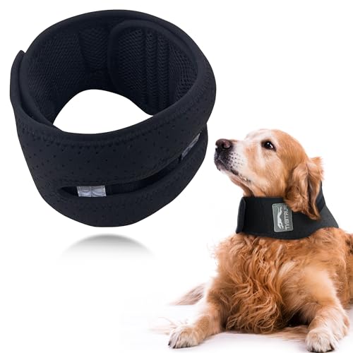 Weiche Hunde-Halsbandage für Hunde nach Operationen, atmungsaktives Haustier-Genesungshalsband für große, mittelgroße und kleine Hunde und Katzen, verstellbare Hundekegel-Halsbandage, von Furtent