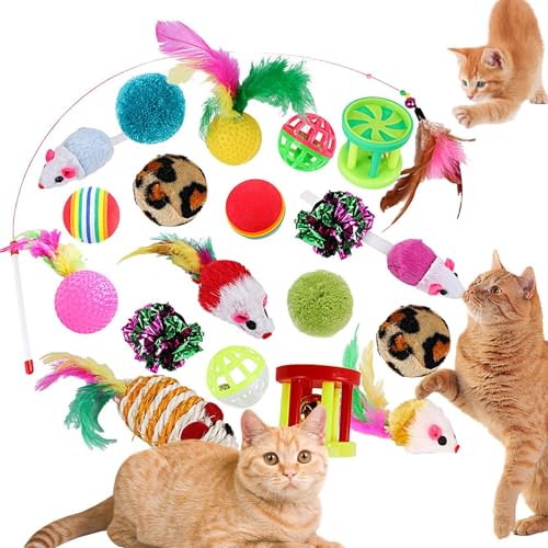 Furtryvl Katzenspielzeug, interaktives Katzenspielzeug, sicheres und harmloses Haustier-Katzen-Begleitspielzeug für Garten, Outdoor, Haus und Park Furtryvl Katzenspielzeug, interaktives Katzenspielzeug, sicheres und harmloses Haustier-Katzen-Begleitspielzeug für Garten, Outdoor, Haus und Park von Furtryvl