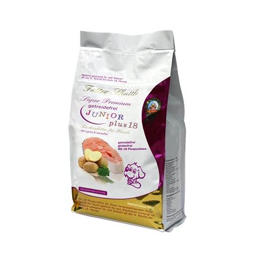 Futter-Shuttle - Getreidefreies Welpenfutter Plus18 10kg Sack - Futter für Welpen ohne Getreide - Puppyfutter - Ideal zur Welpenaufzucht von Futter Shuttle