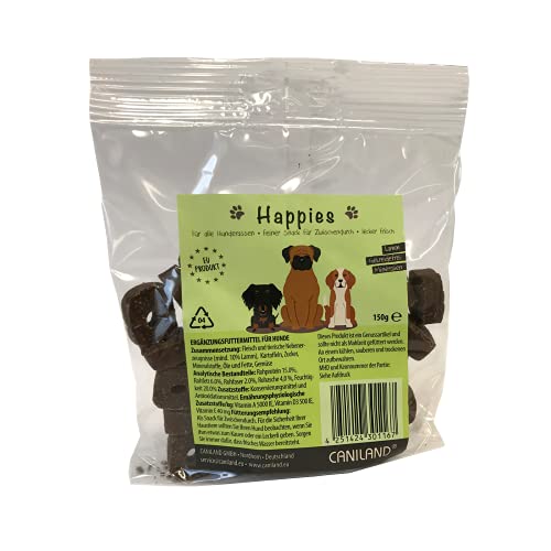 Hundeleckerlie Getreidefrei. Mit Lamm und der bekömmlichen Kartoffel. Soft Happies Macht Hunde Happy von Futter Shuttle