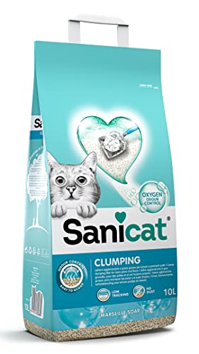 Katzenstreu klumpend. Sanicat Clumping Qxygen Power. 10 liter Box mit neuer Verpackung und verbesserter Rezeptur Katzenstreu klumpend. Sanicat Clumping Qxygen Power. 10 liter Box mit neuer Verpackung und verbesserter Rezeptur von Futter Shuttle