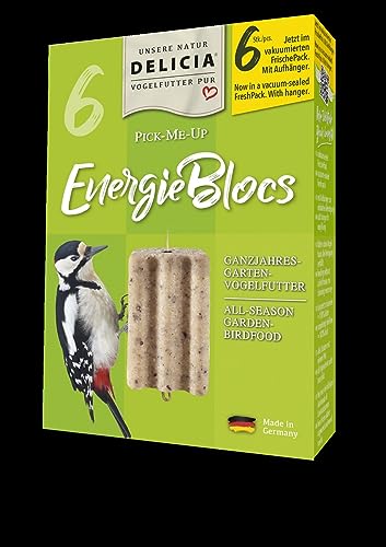 Delicia Pick-Me-Up EnergieBloc 6 Kartons mit je 12 Stück Vogelfutter von Futterbauer