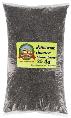 Futterhof Schwarze Sonnenblumenkerne 25 kg von Futterhof