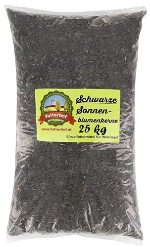 Futterhof Schwarze Sonnenblumenkerne 25 kg von Futterhof