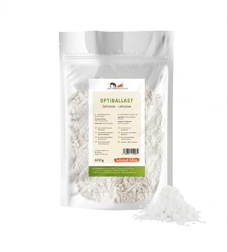 Futtermedicus Optiballast Zellulose | 600 g | Ergänzungsfuttermittel für Hunde und Katzen | Zur Unterstützung der Verdauung | Geschmacksneutraler Ballaststoff aus Buchenholz Futtermedicus Optiballast Zellulose | 600 g | Ergänzungsfuttermittel für Hunde und Katzen | Zur Unterstützung der Verdauung | Geschmacksneutraler Ballaststoff aus Buchenholz von Futtermedicus