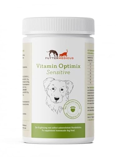 Futtermedicus Optimix Sensitive | 500 g | Ergänzungsfuttermittel für ausgewachsene Hunde | Optimale Mineralstoff- und Vitaminversorgung für die Pferd-Kartoffel-Diät von Futtermedicus