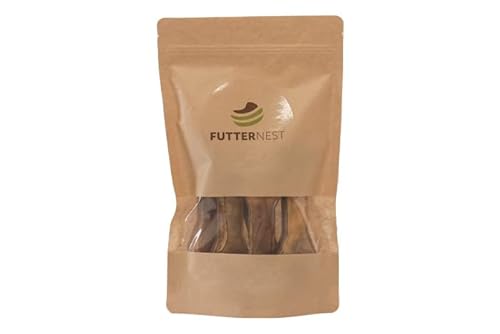 Futternest - Kauknochen für Hunde - 100% natürlich - 100% Haut in verschiedenen Sorten (Hirsch, 5er Set, 12cm) von Futternest