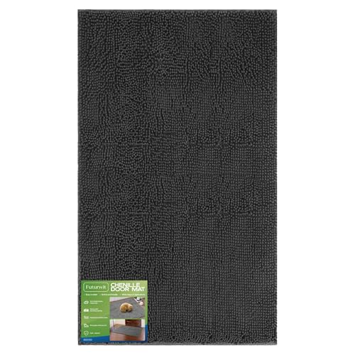 Futurwit Hunde-Fußmatte für schlammige Pfoten, 152,4 x 91,4 cm, Chenille, saugfähige Vordertürmatte innen, große Läufer, schlammige Matte für Hunde, Schmutzfangmatte, waschbar, rutschfest, für Innen- Futurwit Hunde-Fußmatte für schlammige Pfoten, 152,4 x 91,4 cm, Chenille, saugfähige Vordertürmatte innen, große Läufer, schlammige Matte für Hunde, Schmutzfangmatte, waschbar, rutschfest, für Innen- von Futurwit