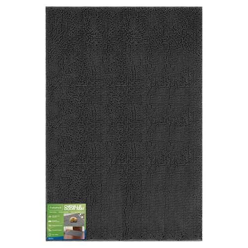 Futurwit Hunde-Fußmatte für schlammige Pfoten, 182,9 x 121,9 cm, Chenille, saugfähige Vordertürmatte innen, große Läufer, Schlammmatte für Hunde, Schmutzfangmatte, waschbar, rutschfest, für Innen- und Futurwit Hunde-Fußmatte für schlammige Pfoten, 182,9 x 121,9 cm, Chenille, saugfähige Vordertürmatte innen, große Läufer, Schlammmatte für Hunde, Schmutzfangmatte, waschbar, rutschfest, für Innen- und von Futurwit