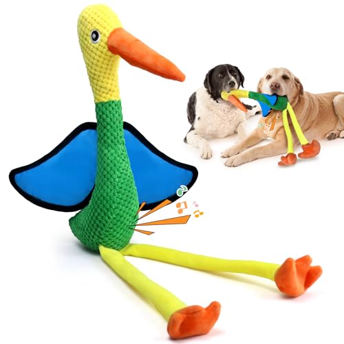 Fuufome Großes quietschendes Hundespielzeug: Plüsch-Hundespielzeug für kleine, mittelgroße und große Rassen – Spaß für Indoor-Welpen und ältere Welpen Fuufome Großes quietschendes Hundespielzeug: Plüsch-Hundespielzeug für kleine, mittelgroße und große Rassen – Spaß für Indoor-Welpen und ältere Welpen von Fuufome