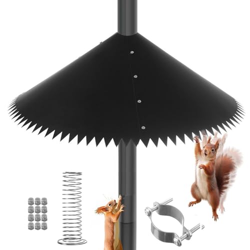 Fuuxtci Eichhörnchen-Schutzblende - Eichhörnchensicher Vogelfutterhaus-Schutz,Wetterbeständiger Federbelasteter Stopper Für Hinterhof Balkon Terrasse Garten Fuuxtci Eichhörnchen-Schutzblende - Eichhörnchensicher Vogelfutterhaus-Schutz,Wetterbeständiger Federbelasteter Stopper Für Hinterhof Balkon Terrasse Garten von Fuuxtci