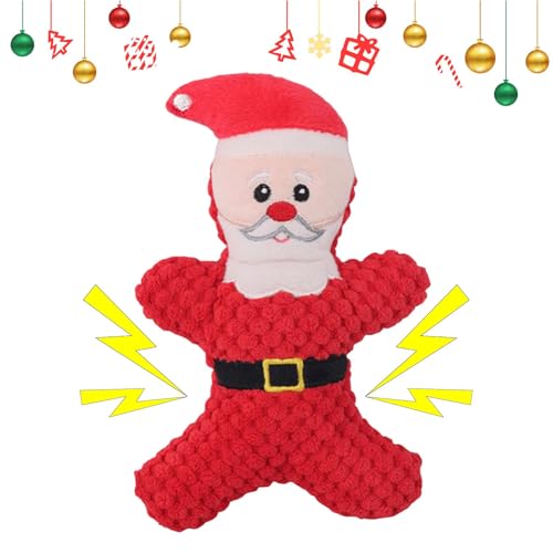 Fuuxtci Kau-Fetch-Gehirnstimulierungsspielzeug Mit Quietscher - Weihnachts-Kauspielzeug Für Hunde, Interaktives, Gehirnstimulierendes Spielzeug Zum Kauen Und Apportieren, Niedliches, Quietschendes Fuuxtci Kau-Fetch-Gehirnstimulierungsspielzeug Mit Quietscher - Weihnachts-Kauspielzeug Für Hunde, Interaktives, Gehirnstimulierendes Spielzeug Zum Kauen Und Apportieren, Niedliches, Quietschendes von Fuuxtci
