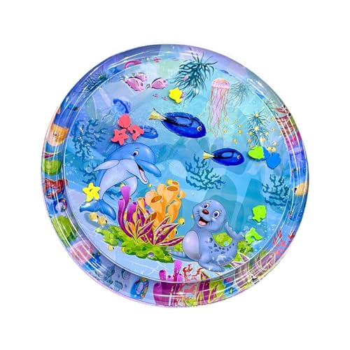 Fuuxtci Wasserspielmatte für Katzen, Sensor-Wasserspielmatte - Aufblasbare Spielmatte mit Wassersensor für Haustiere | Krabbeltrainings-Klappmatte mit Kühleffekt für Gras, Boden, Fliesen und alle Fuuxtci Wasserspielmatte für Katzen, Sensor-Wasserspielmatte - Aufblasbare Spielmatte mit Wassersensor für Haustiere | Krabbeltrainings-Klappmatte mit Kühleffekt für Gras, Boden, Fliesen und alle von Fuuxtci