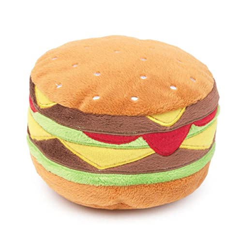 Fuzzyard Foodie Hundespielzeug zum Spielen, quietschendes Plüsch, für alle Rassen, Cheeseburger Fuzzyard Foodie Hundespielzeug zum Spielen, quietschendes Plüsch, für alle Rassen, Cheeseburger von FuzzYard