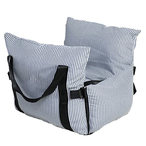 Fuzzbat Haustier-Auto-Tasche, Auto-Rückseitenschutz, abnehmbar, mit blauen Streifen von Fuzzbat
