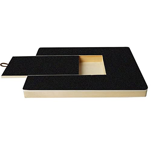 Fuzzbat Dog Scratch Board File Trimmer Board Trimming Scratcher Box Emery Sandpaper Fiing Scratchboard Polish Pads von Fuzzbat