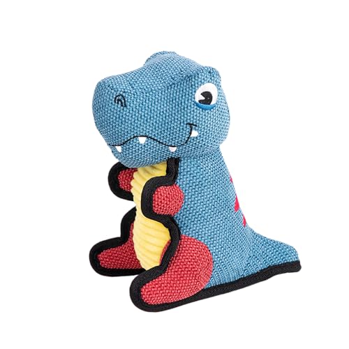 Fuzzl Rex Dinosaurier Hundespielzeug Blau von Fuzzl