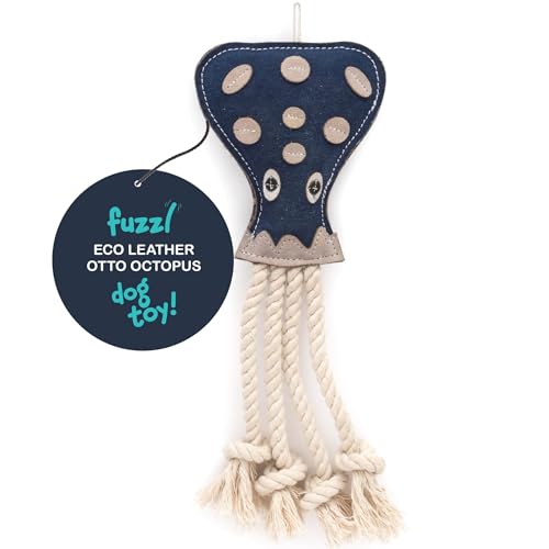 Fuzzl Otto der Oktopus - Robustes Leder-Kauspielzeug für Hunde Fuzzl Otto der Oktopus - Robustes Leder-Kauspielzeug für Hunde von Fuzzl