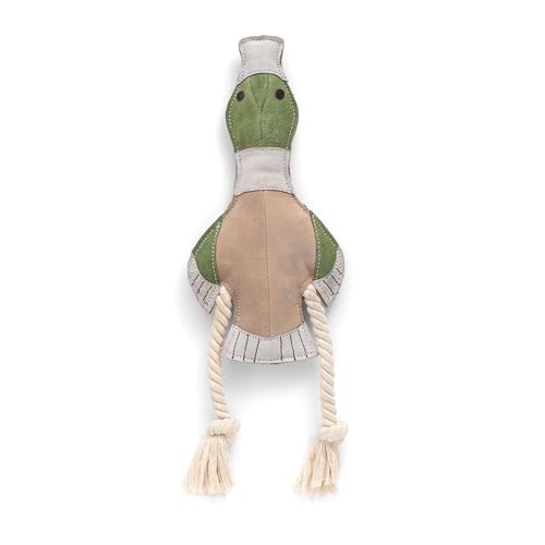 Fuzzl Dudley Duck Robustes Hundespielzeug aus Leder von Fuzzl