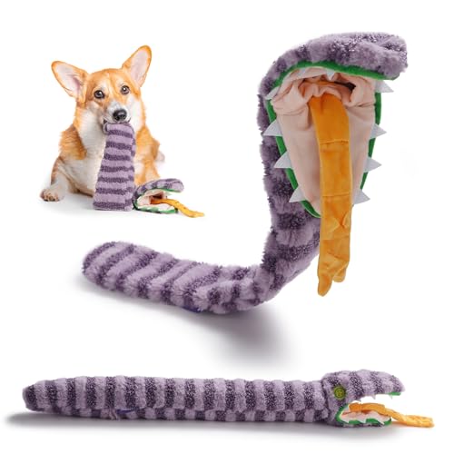 Fuzzwoof Quietschendes Hundespielzeug, keine Füllung, Snack-Wasserflasche, Hundespielzeug, Welpenspielzeug zum Zahnen, Hundespielzeug für kleine, mittelgroße und große Rassen, robustes, langlebiges von Fuzzwoof