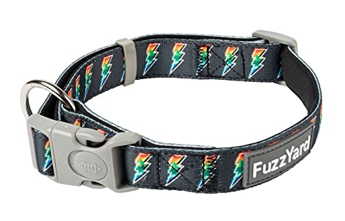 FuzzYard Verstellbares Neopren-Hundehalsband, abschließbar, Volt, Größe S von FuzzYard