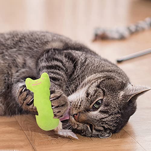 Fancy Pet Toy Toys Cat Interactive Teeth Grinding Claws Pet Toys Kauspielzeug für Hunde (Green, 10x4.5 cm) von Fycakly