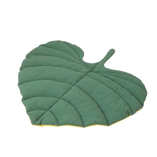 Fycakly Bodenmatte für Haustiere, Dicke Katzenmatte, Blattform, Hundehütte, Katzenmatte, Käfigmatte Dackel​​ (A, 68x66cm) von Fycakly