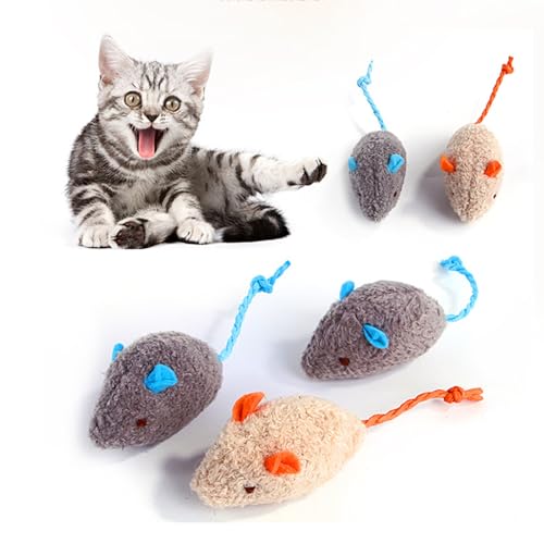 Fycakly Border Neues Haustier-Katzenspielzeug, Plüsch-Katzen-Minze, süßes Design, interaktives Haustierspielzeug für Katzen Haustierspielzeug Geschenk (Grey, 11x3x3cm) von Fycakly