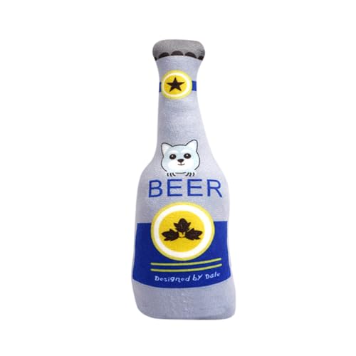 Fycakly CruncherWeinflaschen-Design-Spielzeug Flaschenspielzeug Zentric Shop Flaschenspielzeug für Hunde Flaschenkauspielzeug für Hunde Wasserflaschenspielzeug Spielzeugs einsame (One Size) von Fycakly