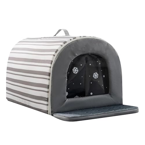 Fycakly Dog Bed Haustier für Hunde und Katzen, atmungsaktives Gewebe, klimatisiertes Bett, Sommer, EIS, bequemer Tierheim von Fycakly