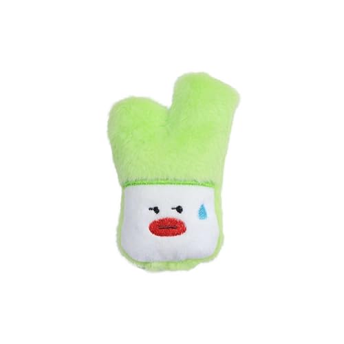 Fycakly Futter Plüschtierspielzeug Kreatives tropisches Futter Haustierkauspielzeug Interaktives beruhigendes Haustierzubehör Apportierspielzeug Hunde (A, 10.5x6cm) von Fycakly