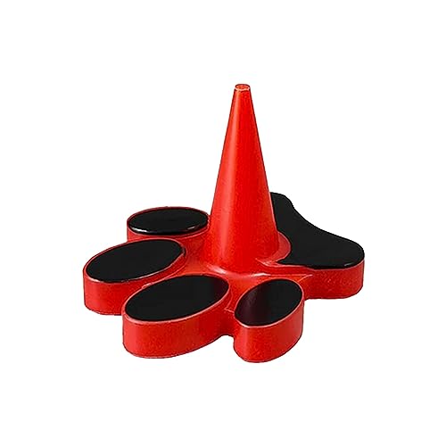 Fycakly HOMDSG Hundespielzeughalter-Stopper, kompatibel mit Classic Größen XS bis XX L, Kunststoffstopfen im Lieferumfang enthalten, Rot, 1 Stück ​​ Kauwürfel für Aggressive Kauer​​ (Red, One Size) von Fycakly