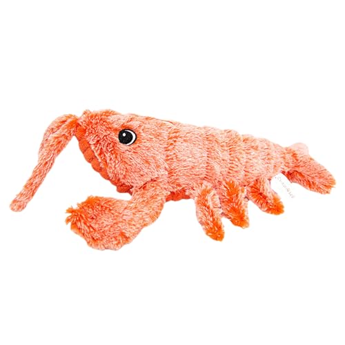 Fycakly Haustierprodukte Induktives Springen Neue Katze Elektrisches Plüschspielzeug Kann USB-Ladekatze Sein Langlebiges Hundespielzeug (34x13x3) von Fycakly