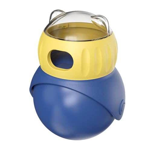 Fycakly Hunde Kauspielzeug Einzigartiges Katzenspielzeug zum Necken von auslaufendem Futter ohne Umkippen. -Katzenspielzeug bringt Katzen eine Art glücklichen Lebens! (B, One Size) von Fycakly