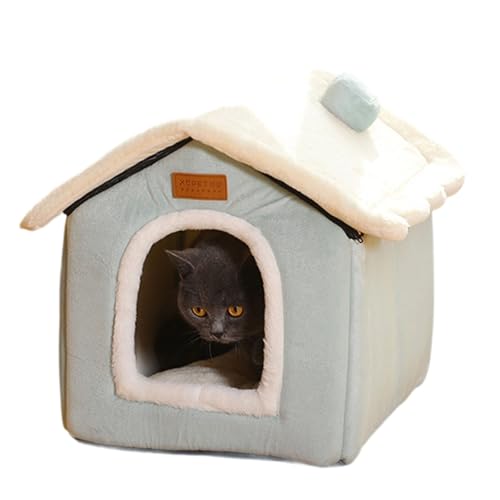 Fycakly Hundekissen Grosse Hunde Gemütliches, waschbares Katzenbett, weiches Haustier für Hauskatzen, warmes, bequemes Katzenbett mit abnehmbarem Bezug von Fycakly