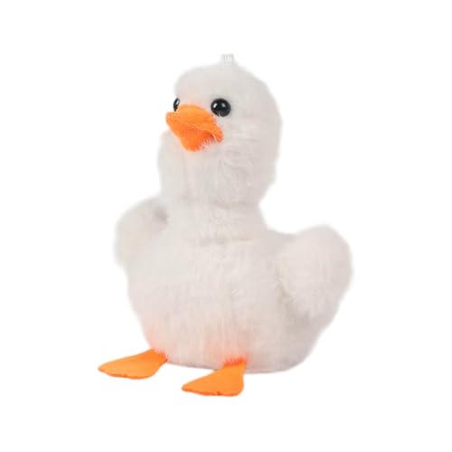 Fycakly Hundespielzeug Selbstunterhaltung und Stressabbaugerät Automatisches Schütteln Kleine Vögel Spielzeug Katzen und Plüschtiere für Tiere (White, 16X10X12CM) von Fycakly