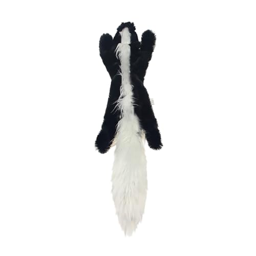 Fycakly Hundespielzeug Welpen Quietschendes Hundespielzeug, aggressives Kauspielzeug für kleine, mittelgroße und große Hunde (Black, 45x15cm) von Fycakly