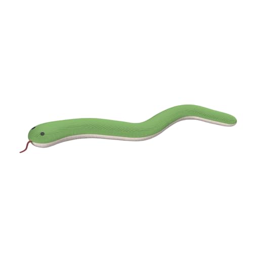 Fycakly Katzenspielzeug, Interaktionsspielzeug, realistisches Simulationsspielzeug, geeignet für Hauskatzen und -Hunde (grün) Apportierspielzeug Hunde (White, 35cm) von Fycakly