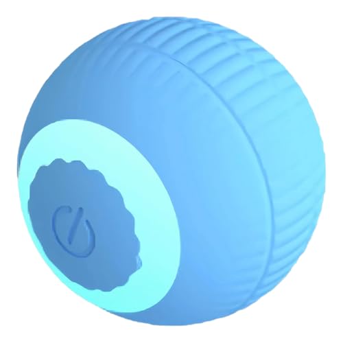 Fycakly Katzenspielzeug 2.0 Roter Regenbogen Katzenspielzeug Weiches interaktives Indoor-Kätzchen-Lieblingsspielzeug. Aktivitäts-C Hase Ruhiges Spiel-Schwammspielzeug Automatischer (Blue, One Size) von Fycakly
